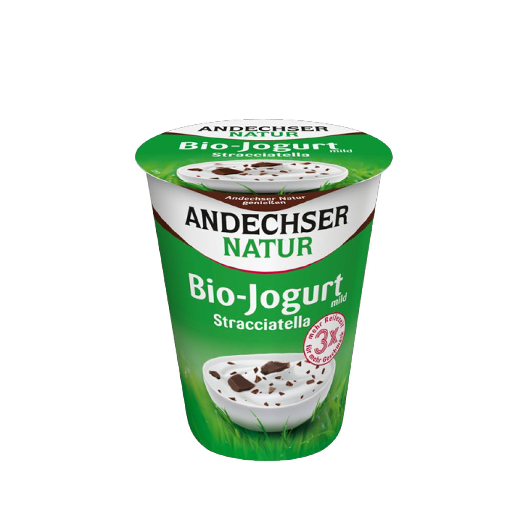 Andechser Bio-Jogurt mild Stracciatella 3,8 %