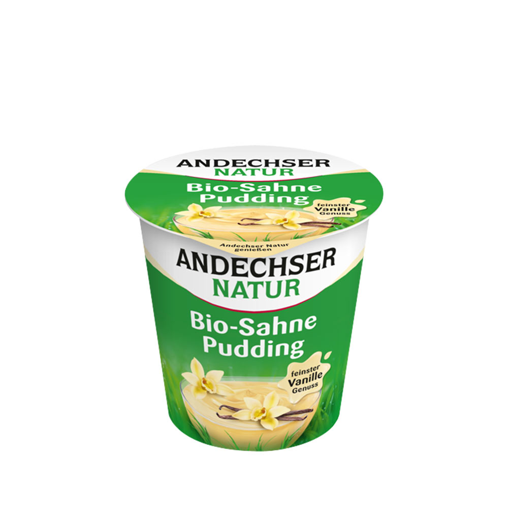 Andechser Bio Sahne Pudding Vanille 10% Fett