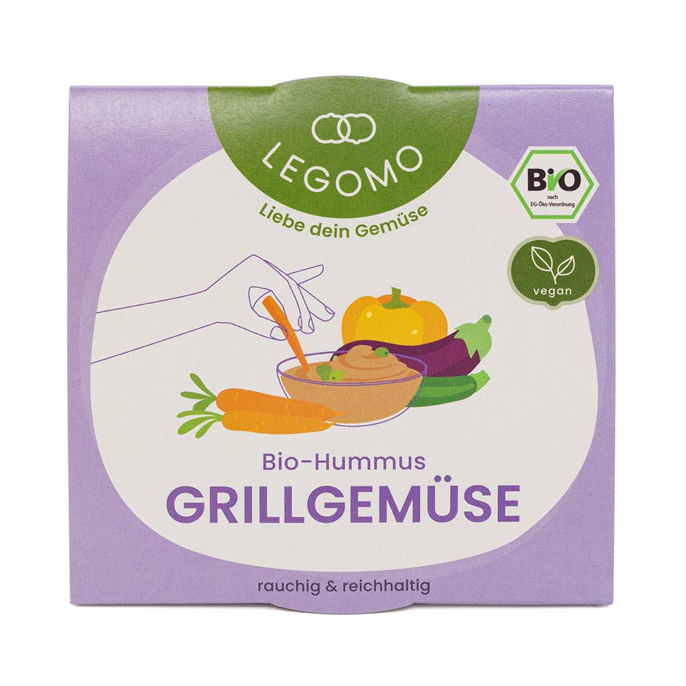 Bio-Hummus Grillgemüse