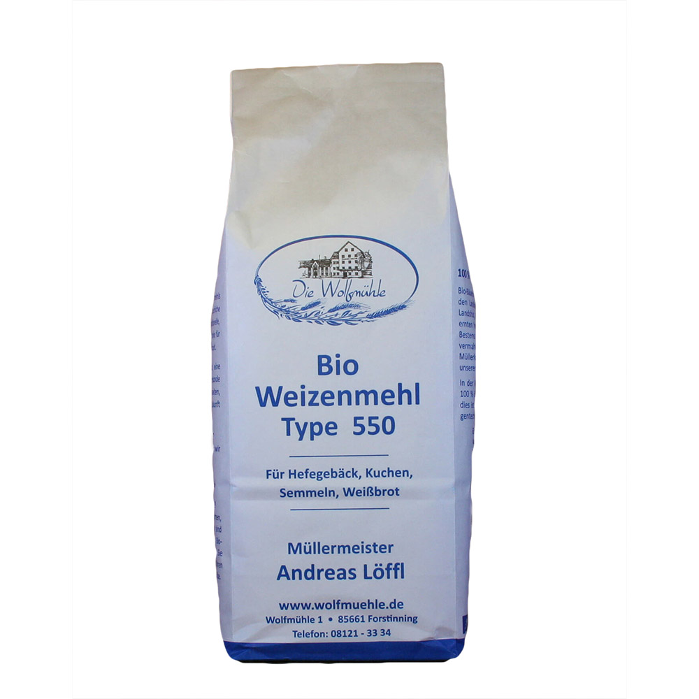 Bio Weizenmehl Typ 550 - 1 kg